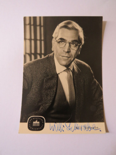 X684 postkarte willi schwabe - postkarte,