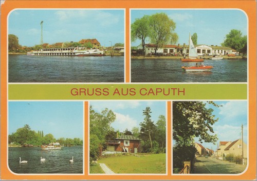 Ansichtskarte gruss aus caputh - gruss,