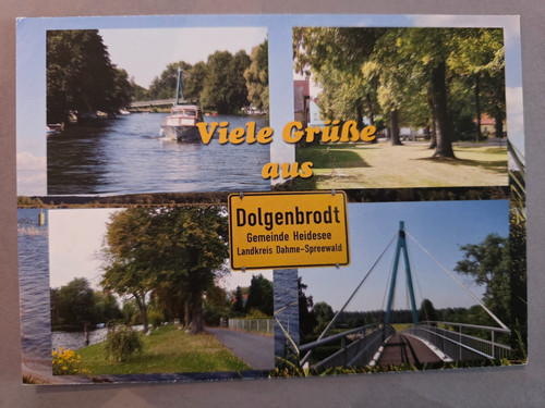 Ansichtskarte dolgenbrodt - ansichtskarte,
