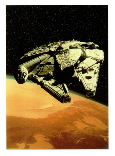 Postkarte star wars - star,