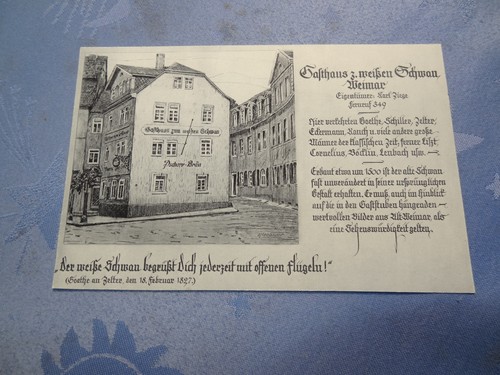 Ansichtskarte weimar - -,