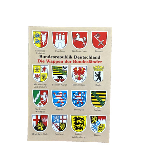 Ansichtskarte postkarte wappen - ansichtskarte,