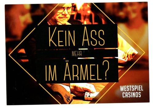 Postkarte kein ass ärmel - postkarte,