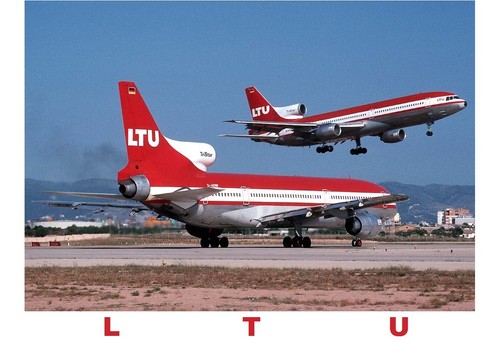 Postkarte ltu tristar - ltu, ak