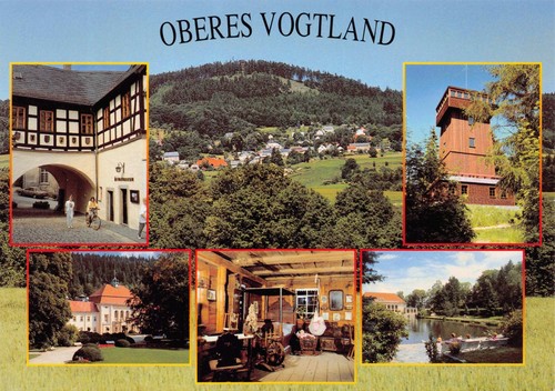 Postkarte oberes vogtland - postkarte,