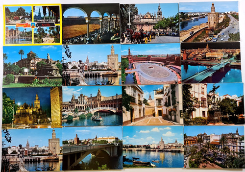 Postkarten lot sevilla - postkarten, x