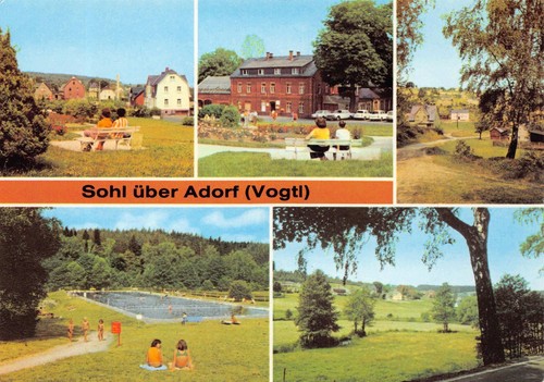 Postkarte sohl über - sohl,