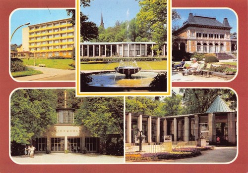 Postkarte bad elster - postkarte,