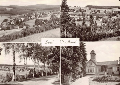 Postkarte sohl vogtland - i.,