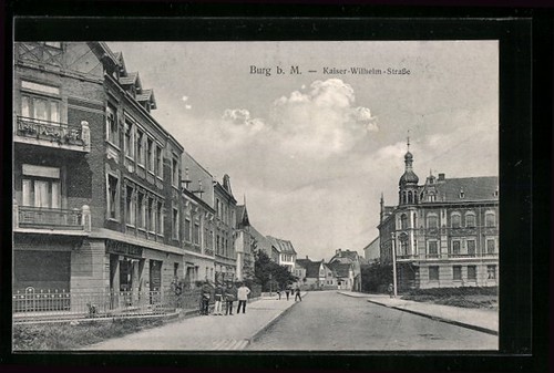 Burg ansichtskarte - b., m.,