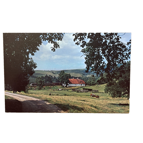 Postkarte eisenbahn zug - ak,