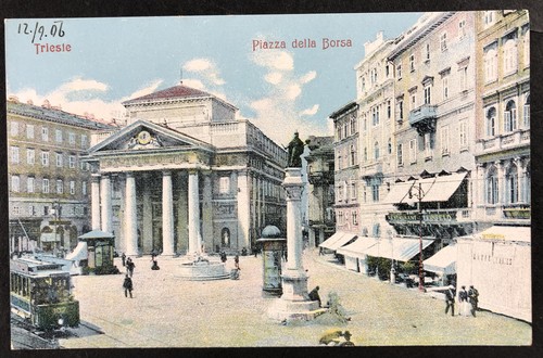 Trieste piazza dela borsa - ak,