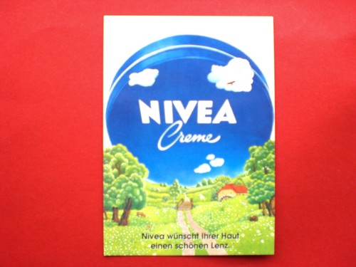 Werbepostkarte nivea motiv 2 - werbepostkarte,