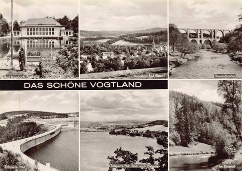 Postkarte vogtland mehrbild - vogtland,,