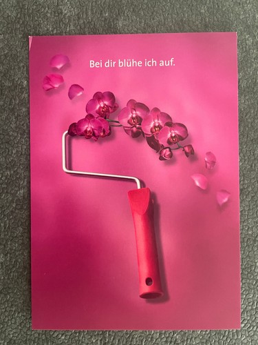 Werbekarte schöner wohnen - werbekarte,,
