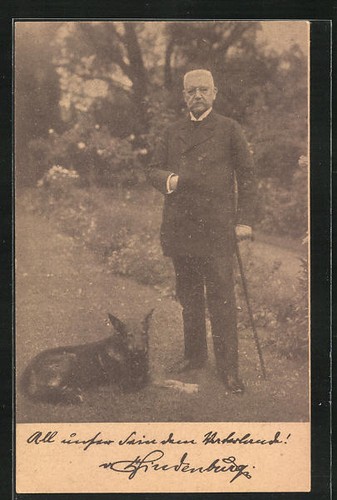 Ansichtskarte paul von - ansichtskarte,