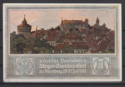 Nürnberg viii deutsches - ak,