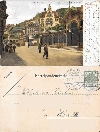 Karlsbad markt gereist - karlsbad,,