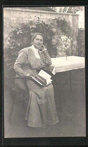 Foto ältere dame langen - foto-ak,