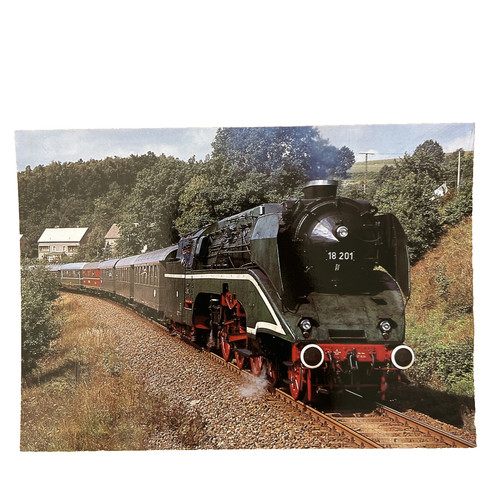 Postkarte zug eisenbahn - ak,