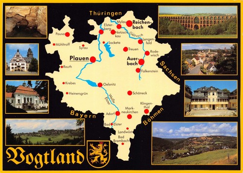 Postkarte vogtland - postkarte,