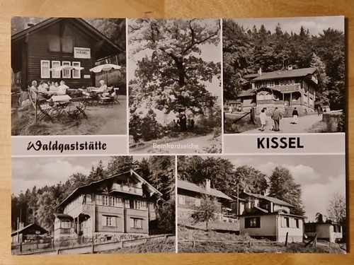 Ansichtskarte waldgaststätte - ansichtskarte,