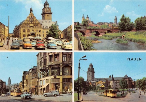 Postkarte plauen vogtland - plauen,