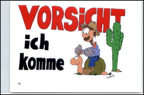 Karrich karikatur ungelaufen - karrich,