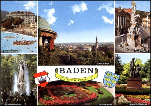 Jumbo postkarte baden fach - jumbo-postkarte, 6-fach