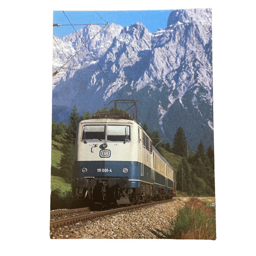 Postkarte zug eisenbahn - ak,