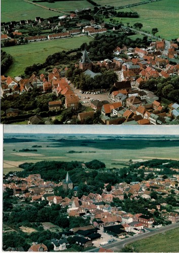 Garding luftbilder - ak, garding,