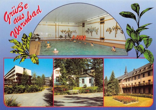 Postkarte warmbad - postkarte,