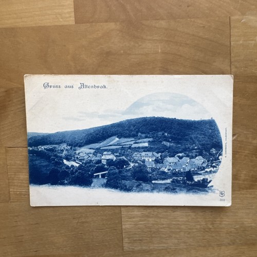 Ansichtskarte postkarte thale - ansichtskarte,