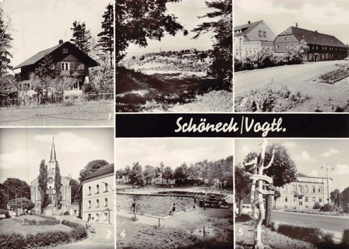 Postkarte schöneck vogtl - postkarte,