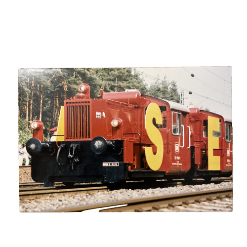 Postkarte zug eisenbahn lok - ak,