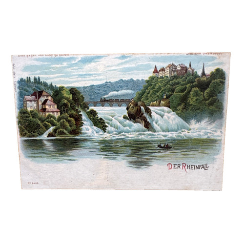 Postkarte rheinfall - postkarte,