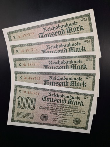 5er set 1000 - set, 1922