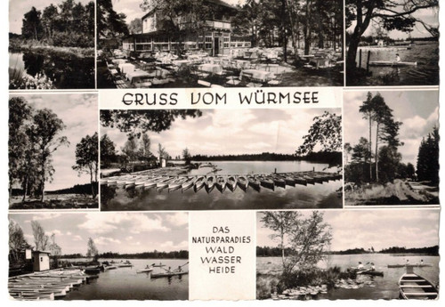 Postkarte gruss vom - postkarte, würmsee