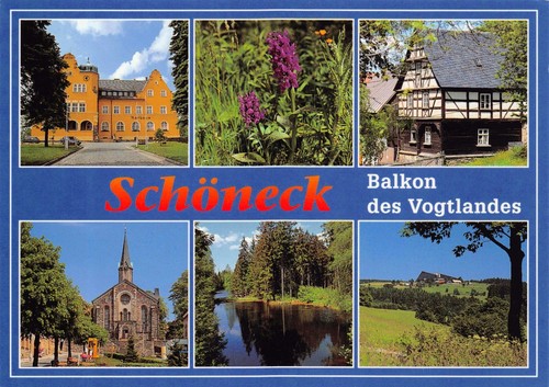 Postkarte schöneck vogtland - postkarte,