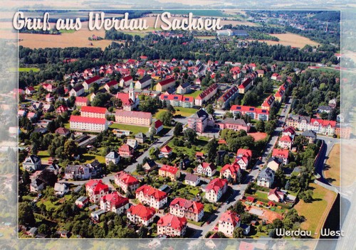 Postkarte werdau sachsen - postkarte,
