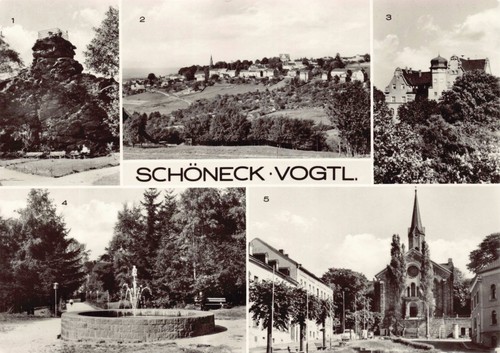 Postkarte schöneck vogtl - postkarte,