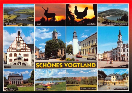 Postkarte vogtland plauen - postkarte,