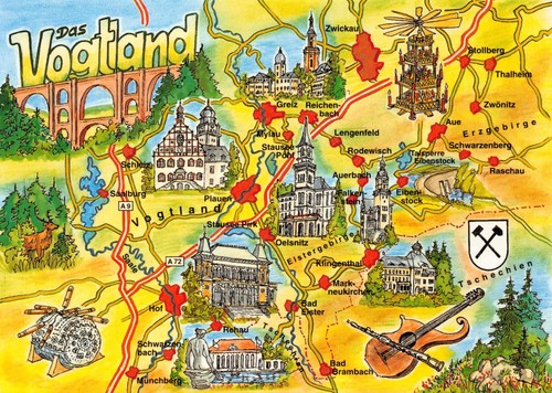 Postkarte vogtland - postkarte,