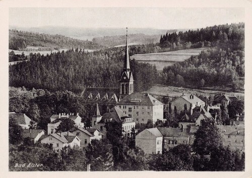 Postkarte bad elster - postkarte,