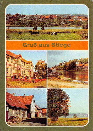 Postkarte stiege - postkarte,