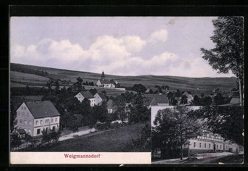 Ansichtskarte weigmannsdorf - ansichtskarte,